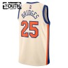 Camiseta Niños New York Knicks Mikal Bridges 2025-26 Nike City Edition Blanco Swingman